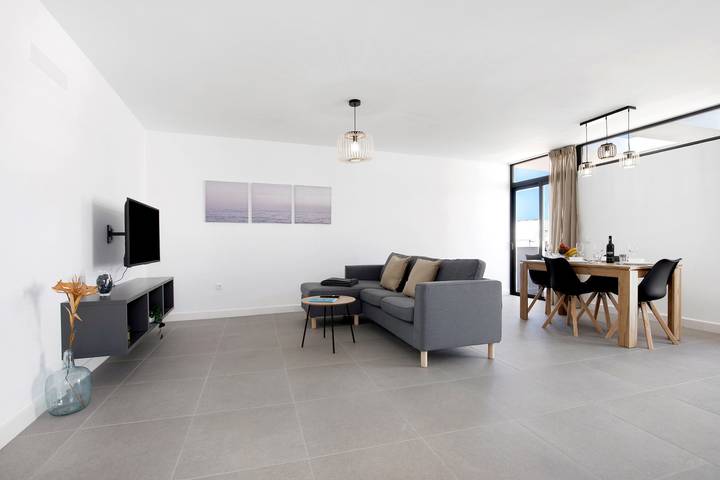 Appartement entier, Appartement de vacances 'Las Cuestitas Relax' avec vue montagne, terrasse privée et Wi-Fi in Pájara, Fuerteventura
