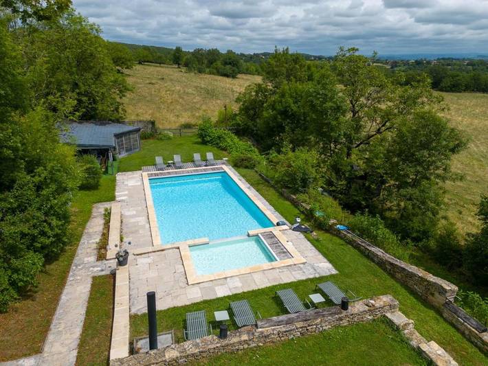 Maison de campagne pour 12 personnes, avec Balcon et Jacuzzi ainsi que Terrasse et Jardin à District de Lu'nan - 3