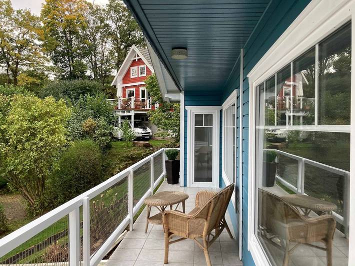 Ferienwohnung für 4 Personen, mit Balkon und Terrasse sowie Garten und Sauna in Vöhl - 4