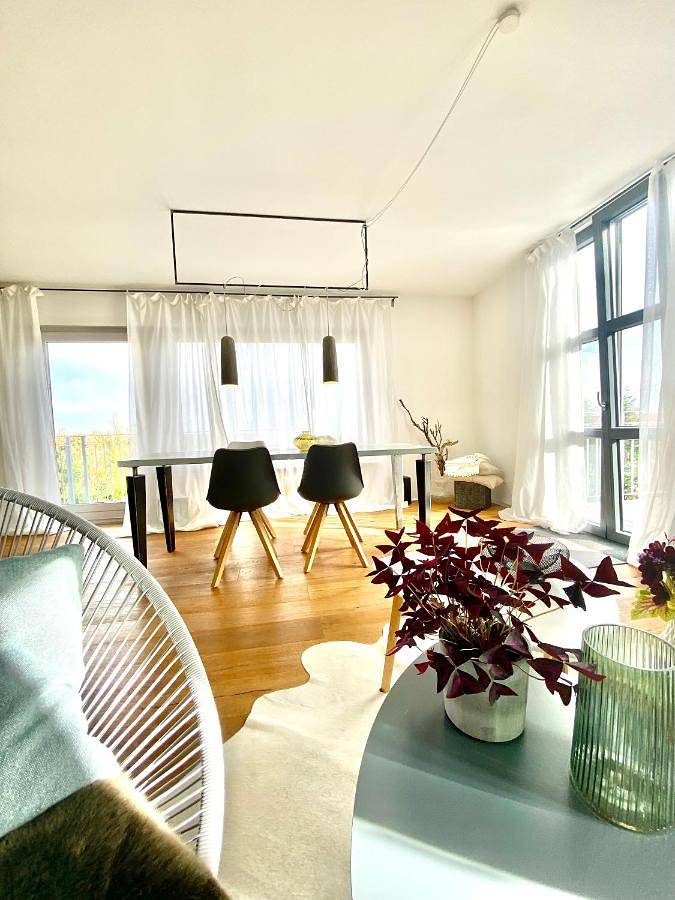 Atelier de Pfalz-Loftstyl mit Pfalzblick in Gleiszellen-Gleishorbach, Südliche Weinstraße