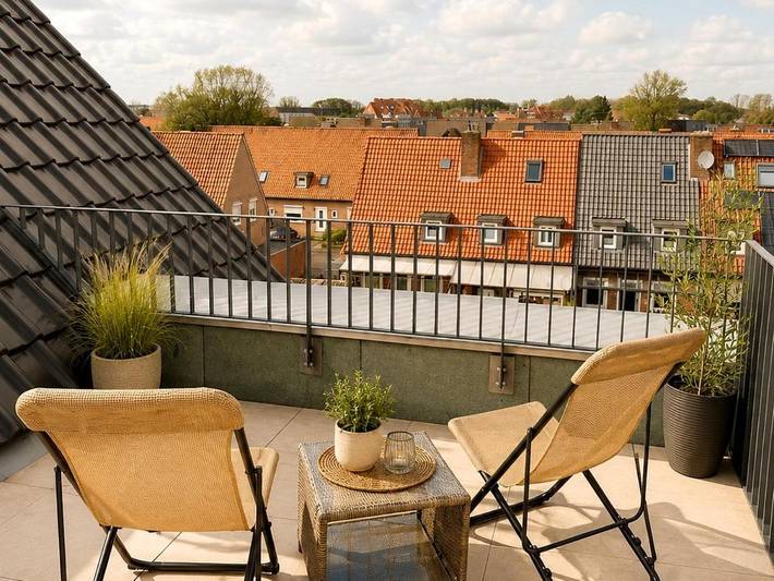 Ferienwohnung für 4 Personen, mit Balkon und Terrasse sowie Ausblick in Ahaus