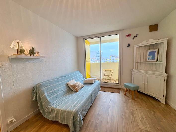 Gîte pour 5 personnes, avec balcon dans Plage des Mouettes