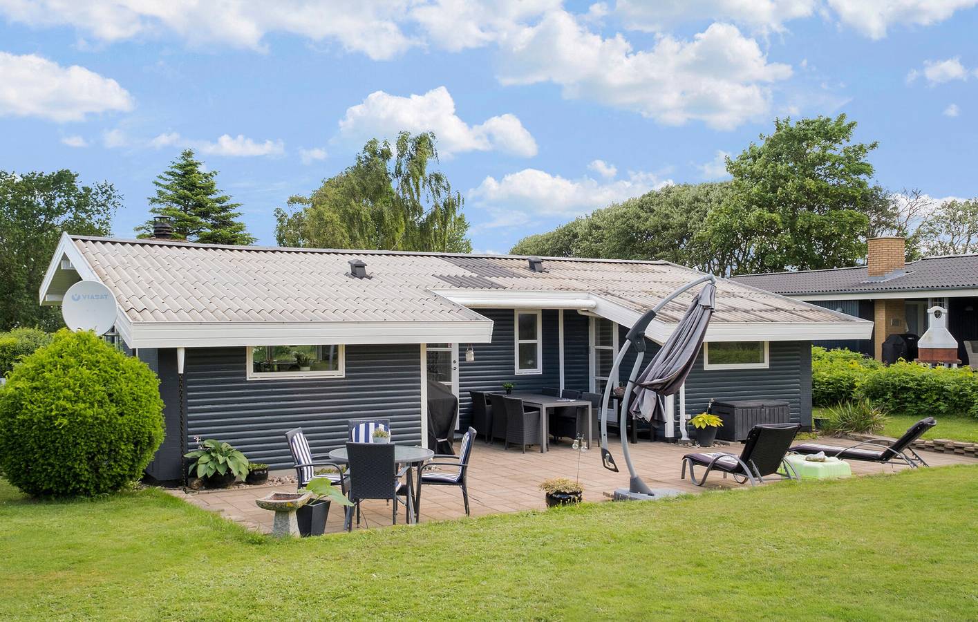 Ferienhaus für 6 Personen mit Terrasse in Hesseløje, Fåborg