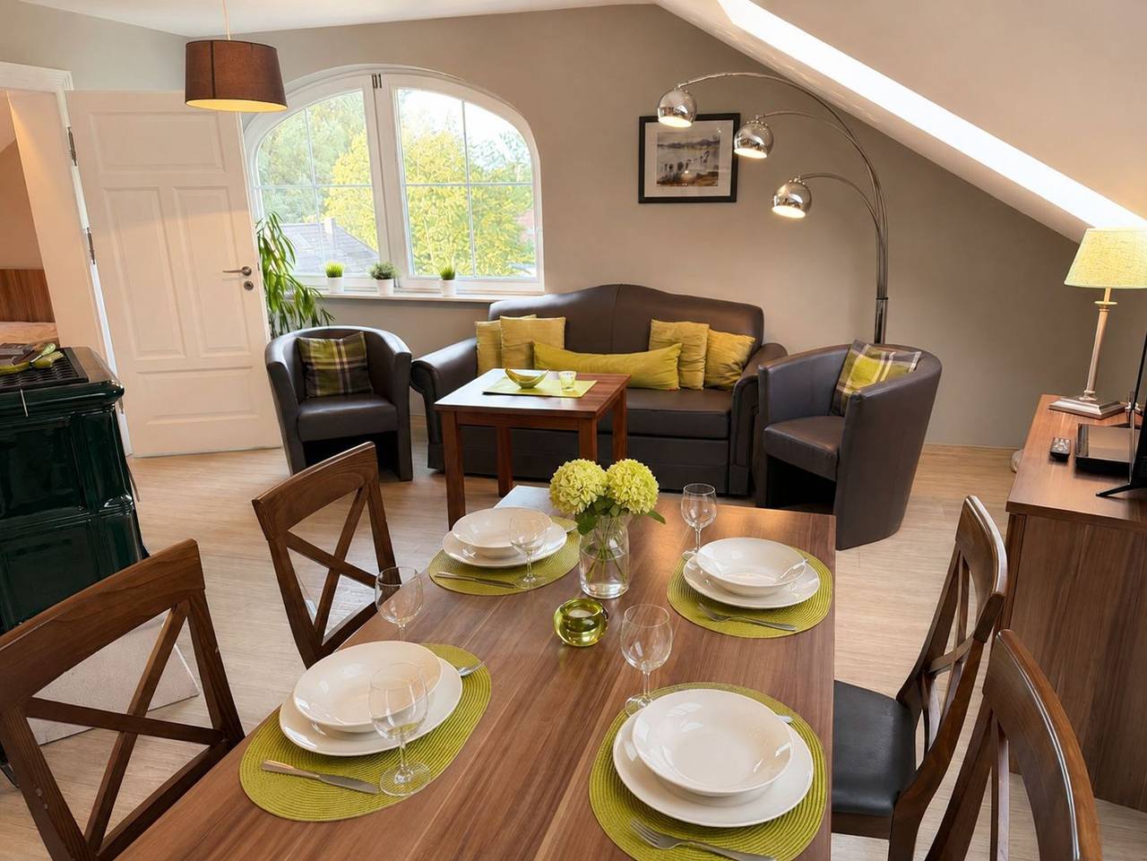 Ganze Ferienwohnung, Gutshaus Fewo Polarstern - 5 Polarstern in Garz/Rügen, Bergen auf Rügen und Umgebung