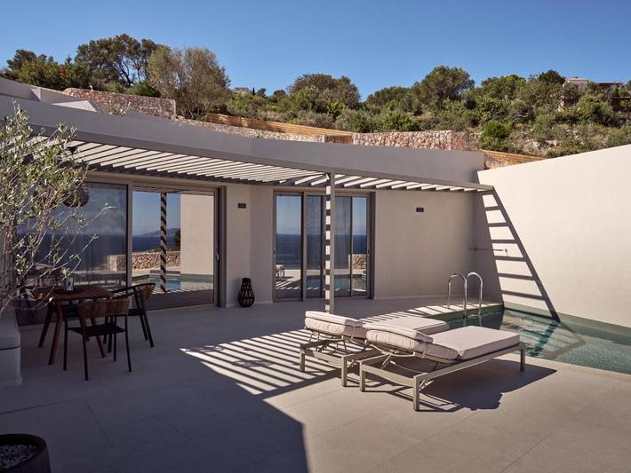 Villa pour 3 personnes, avec piscine ainsi que vue et terrasse, animaux acceptés à Zante - 4