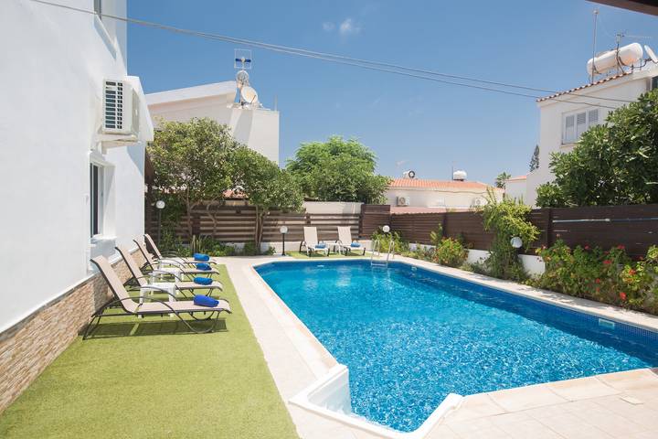 Protaras Holiday Villa Ds54, Villa de 3 dormitorios en el centro in Protaras, Chipre Sur