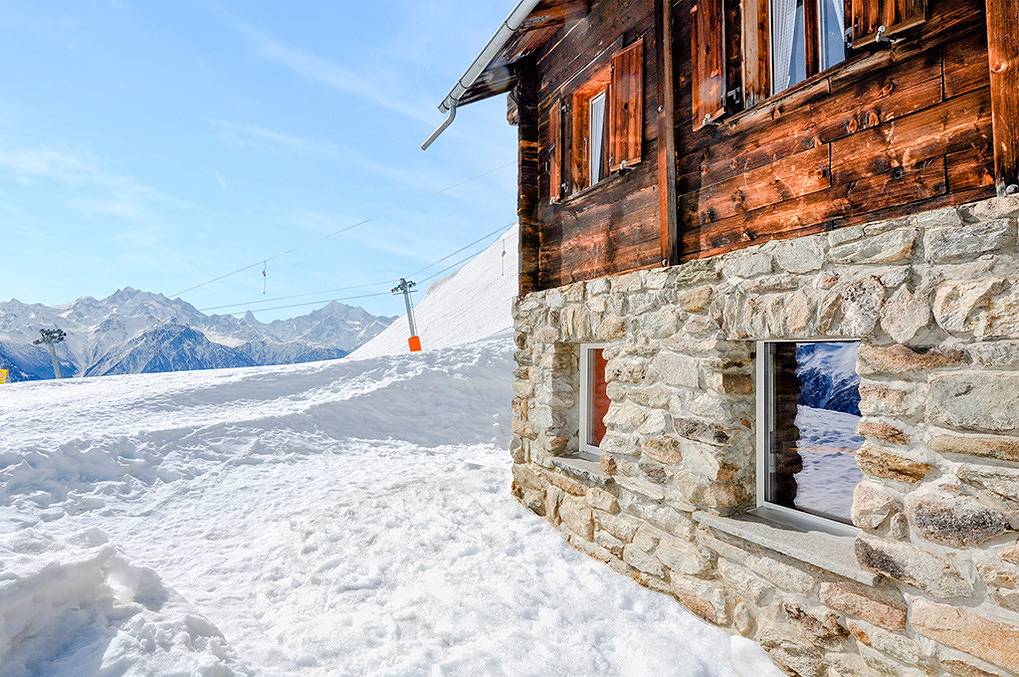 Skihütte Galvera in Lax, Aletsch Arena