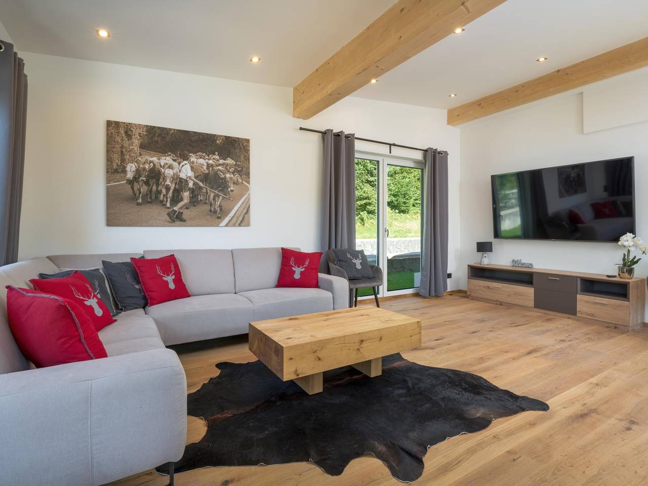 Luxuriöses Chalet im Zentrum, 50m zum Skibus in Fieberbrunn, Bezirk Kitzbühel