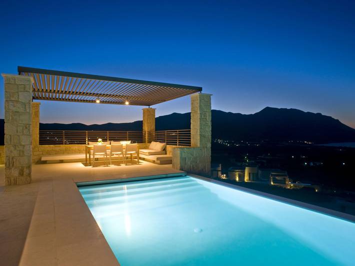 Ferienhaus für 5 Personen, mit Balkon und Terrasse sowie Garten in Kissamos