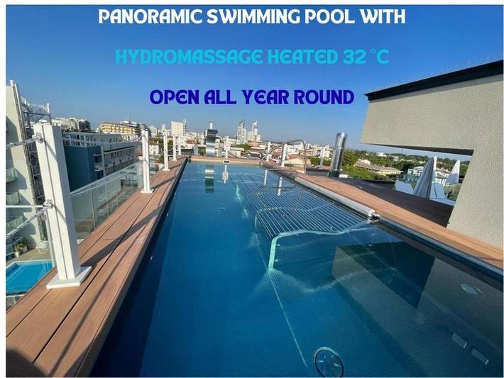 Hôtel pour 2 personnes, avec terrasse et sauna ainsi que piscine et vue, animaux acceptés