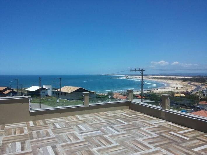 Casas e apartamentos de temporada para 4 pessoas, com vista e terraço em Farol de Santa Marta