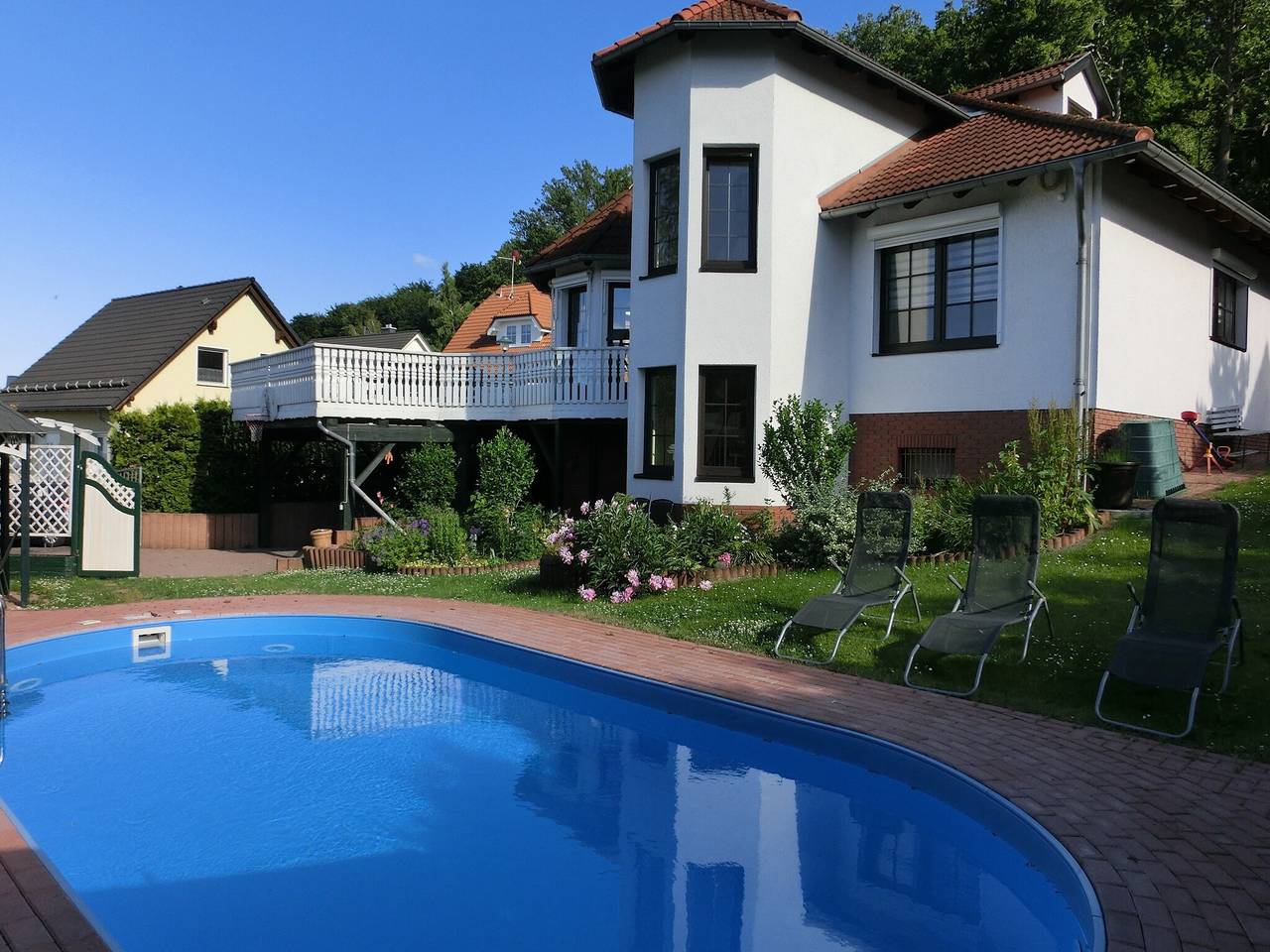 Gruppenunterkunft mit Pool in Ballenstedt in Ballenstedt, Harzvorland