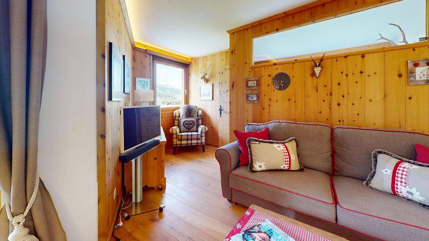 Ganze Wohnung, Ferienwohnung für 4 Personen mit Ausblick in La Punt-Chamues-ch, Livigno Alpen