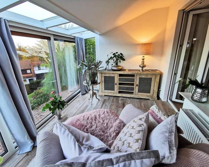 Ferienhaus für 6 Personen, mit Ausblick und Garten sowie Sauna in Spessart-Mainland