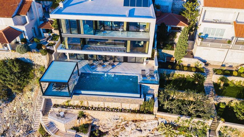 Villa pour 12 personnes, avec sauna et balcon à Zaton - 4