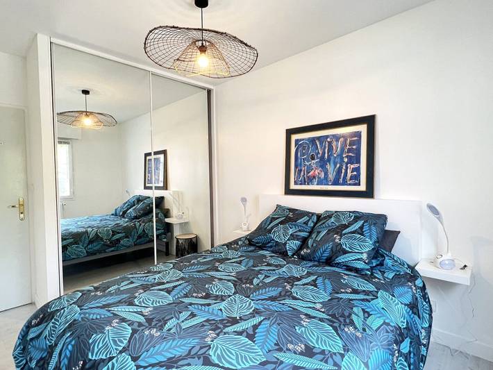 Appartement entier, Beau T3 avec vue parc et Dent du Chat, pour 3/4 pers, avec terrasse et Wifi in Aix-les-Bains, Région de Chambéry