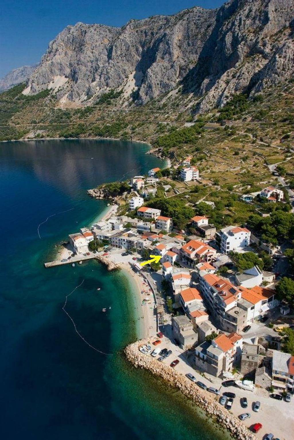 Ganze Wohnung, 3-Zimmer-Ferienwohnung am Strand Drasnice, Makarska -a in Drašnice, Makarska Riviera