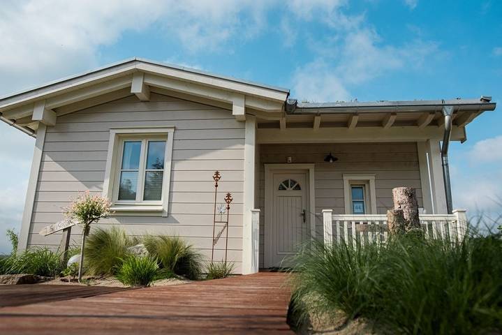 Ferienhaus für 2 Personen, mit Garten und Balkon sowie Sauna in Sachsen
