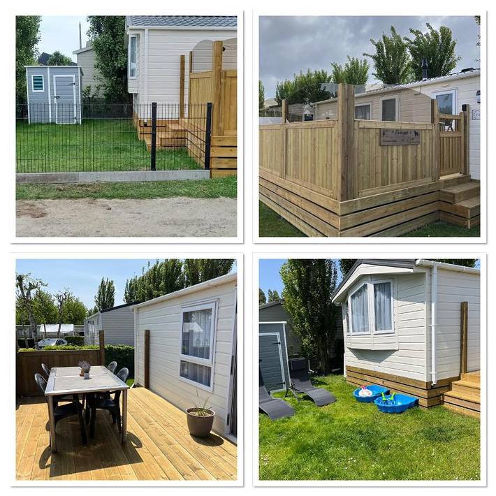 Parc de vacances pour 4 personnes, avec bassin pour enfant ainsi que jardin et piscine en Belgique - 3