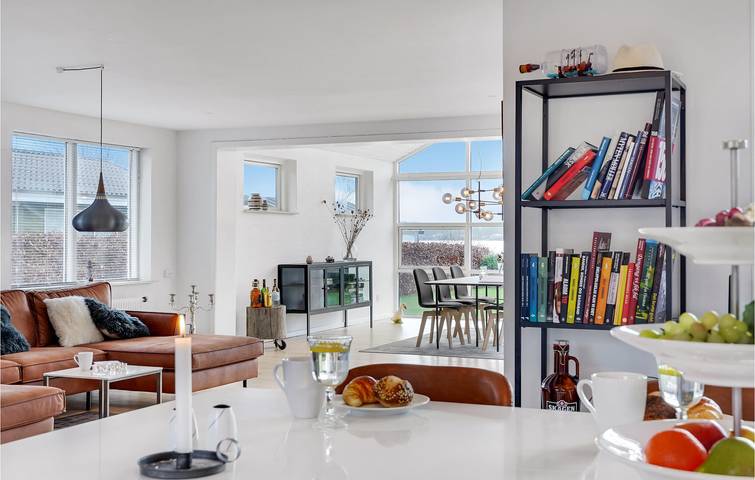 Ferienhaus für 6 Personen mit Seeblick in Sunds, Sunds Sø