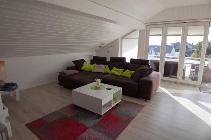Gîte pour 4 personnes, avec Balcon ainsi que Terrasse et Vue à Fischingen