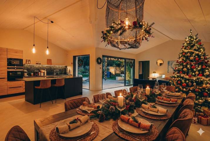 Villa pour 10 personnes, avec terrasse ainsi que piscine et jardin en Charente-Maritime - 3