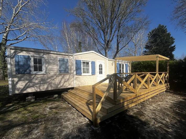 Wohnwagen für 4 Personen, mit Kinderpool in Grayan-et-l'Hôpital - 3