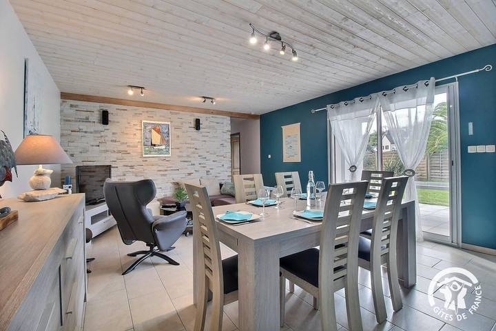 Gîte pour 6 personnes, avec jardin, animaux acceptés