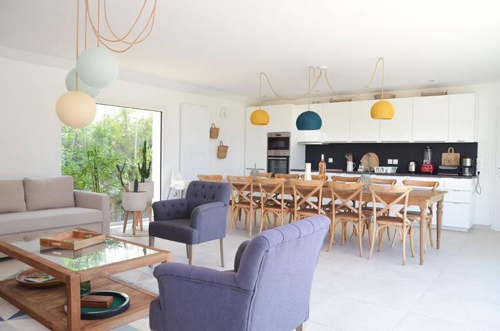 Location de vacances pour 10 personnes, avec jardin ainsi que piscine et vue à Tardinghen - 2