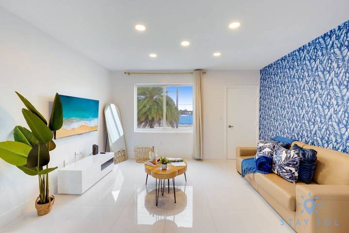 Vacation rental for 6 people, with garden and pool, with pets in Hollywood (FL)