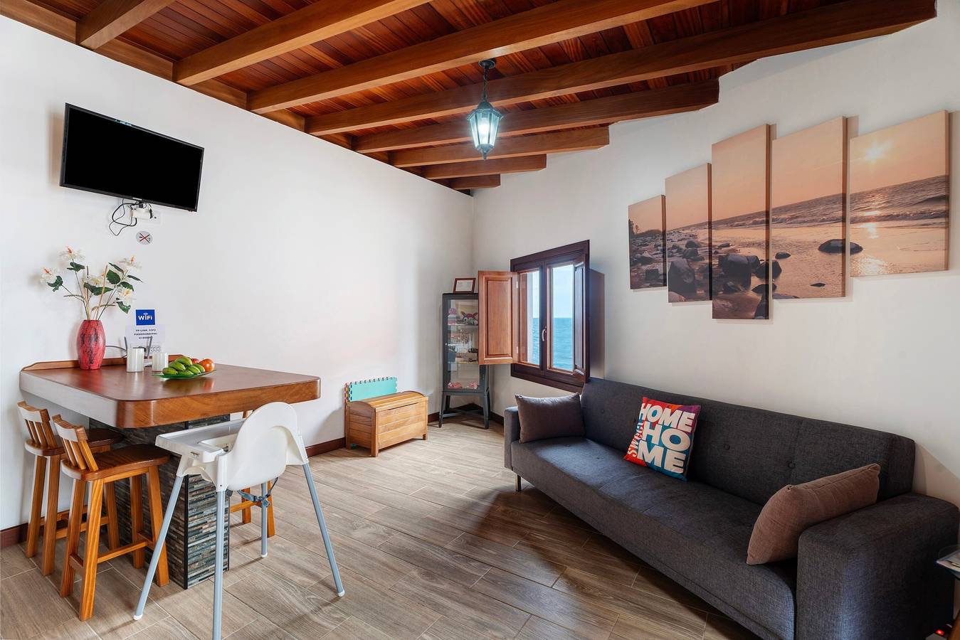 Appartement de vacances « Casa Frente Al Mar La Ponderosa » avec vue sur la mer in Playa de la Caleta (Tenerife), Tenerife du Nord