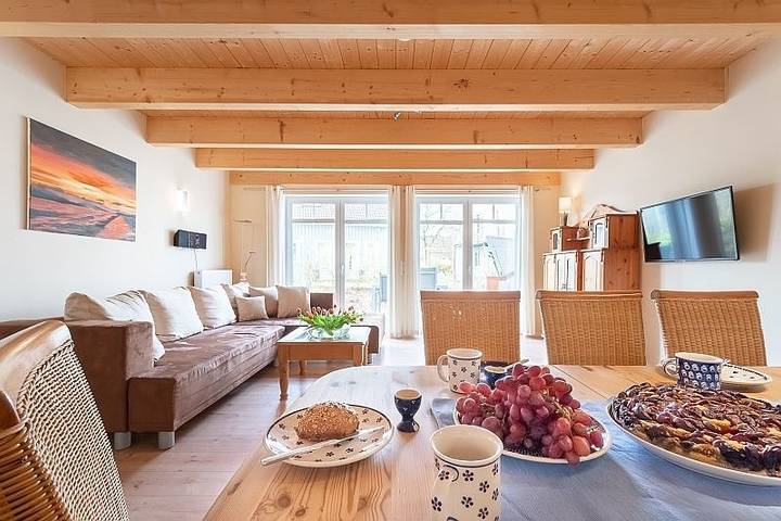 Ferienwohnung für 4 Personen, mit Garten und Terrasse sowie Sauna, kinderfreundlich in Langholz