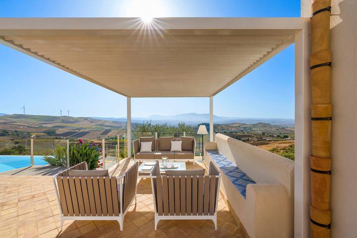 Location de vacances pour 9 personnes, avec terrasse et jardin à Erice - 3