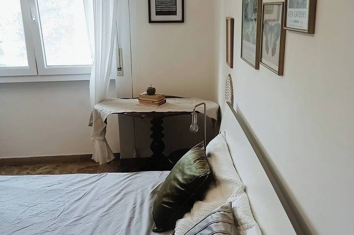Ganze Wohnung, 50 Meter vom Zyklus und die Sandstrände in Bagni Azzurri, Sanremo Gemeinde