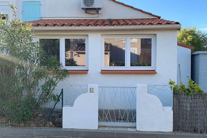 Maison de vacances pour 4 personnes, avec jardin ainsi que terrasse et piscine, animaux acceptés à Sorède