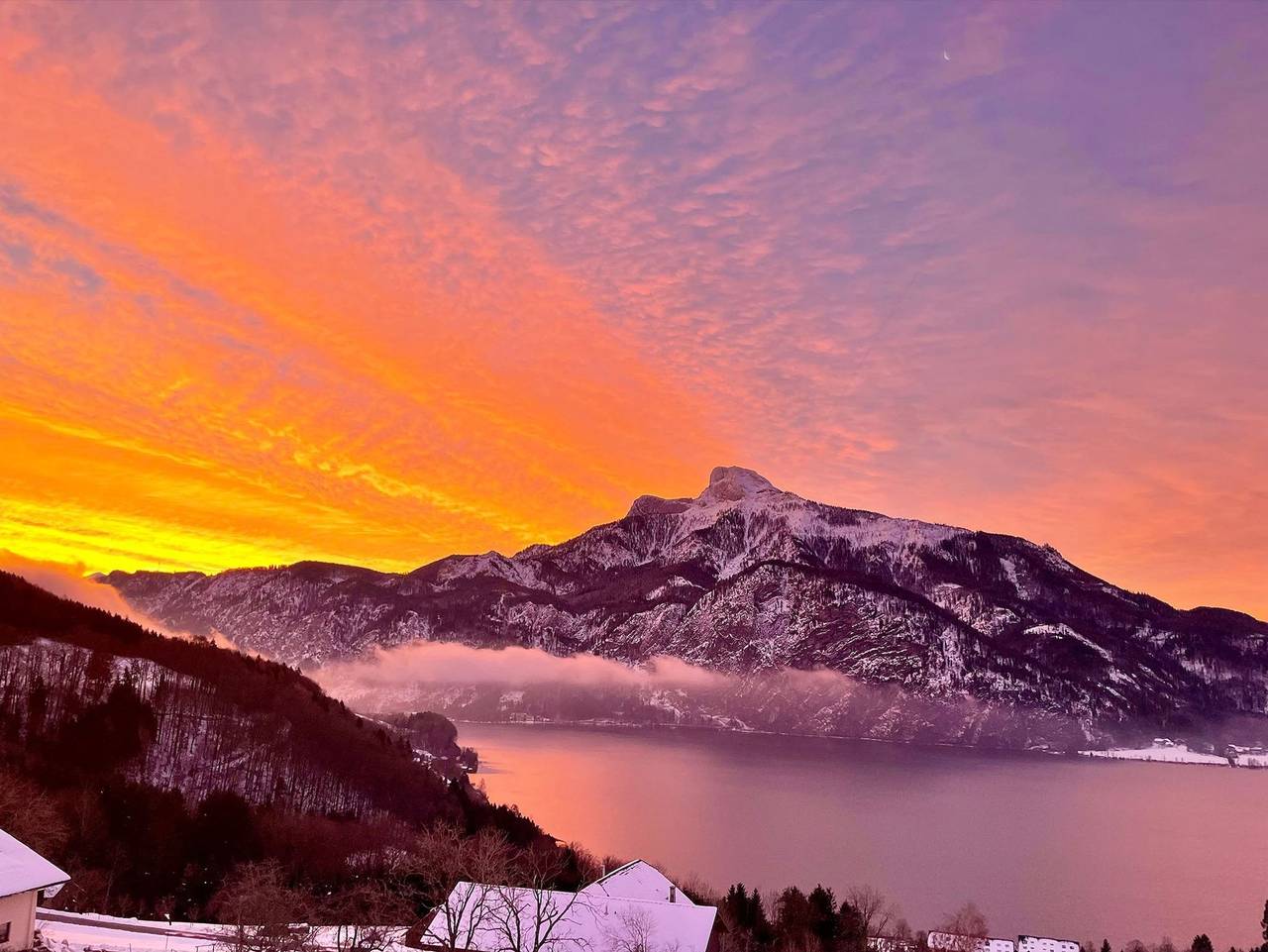Mondseeblick - Bergergut - 4. Postalmwohnung in Innerschwand am Mondsee, Mondsee & Irrsee
