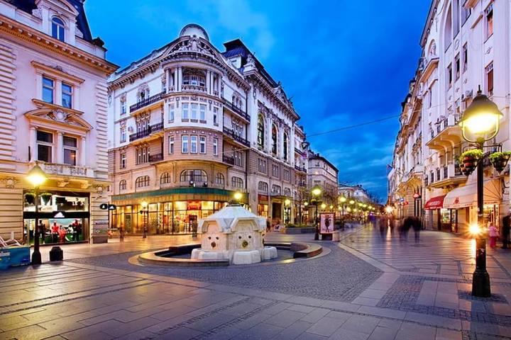 Apartament wakacyjny dla 4 osób, z balkon i widok w Belgrad