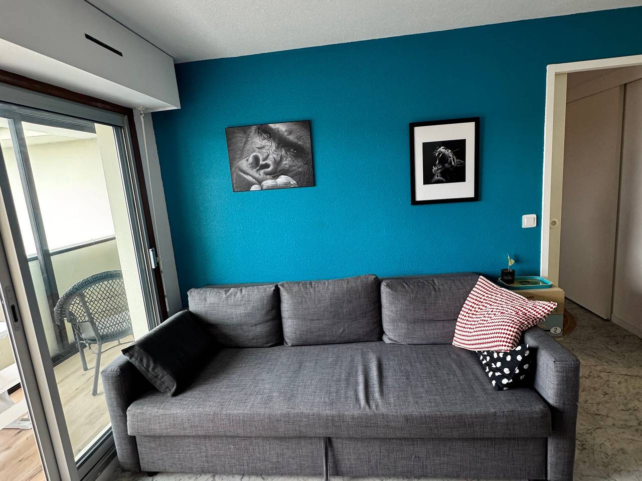Entire apartment, Bright apartment with balcony and parking in Villers-sur-Mer in Villers-sur-Mer, Lisieux region