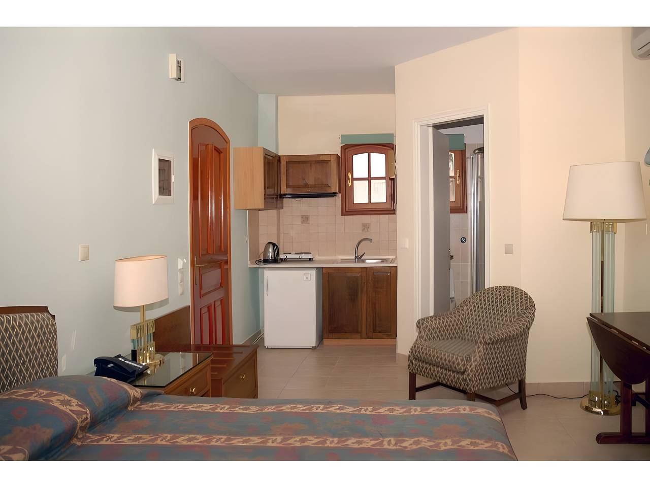 Appartement 'Corfu Club Standard 1' avec piscine commune, Wi-Fi et climatisation in Limni (Corfou), Corfou