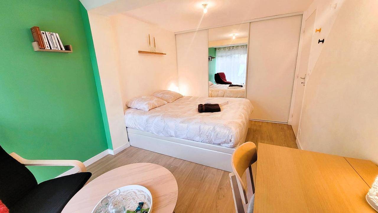 Double Room with Garden View in Rennes, Région de Rennes