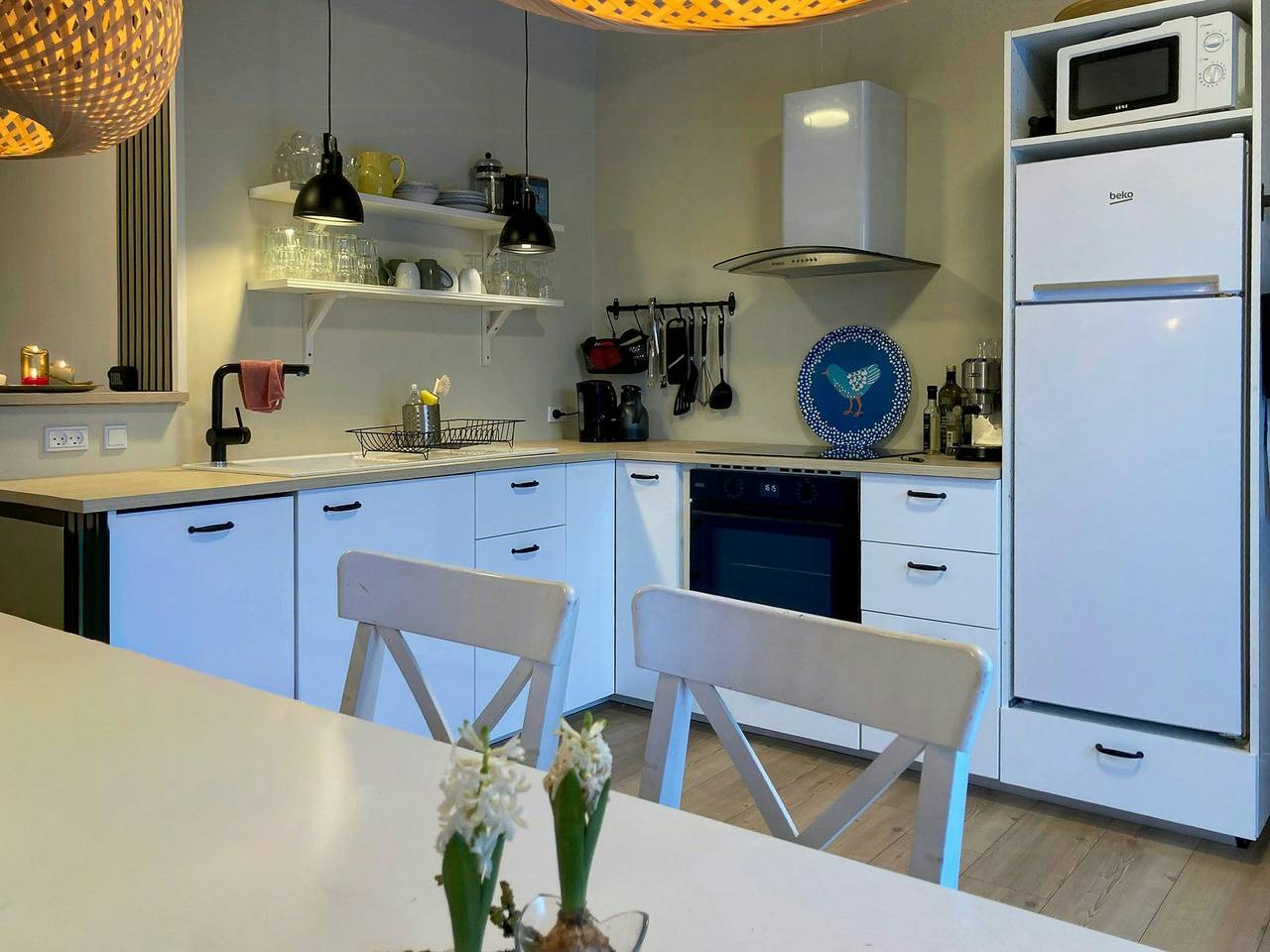 Ferienhaus mit Außendusche am Roskilde Fjord in Ølsted, Hovedstaden