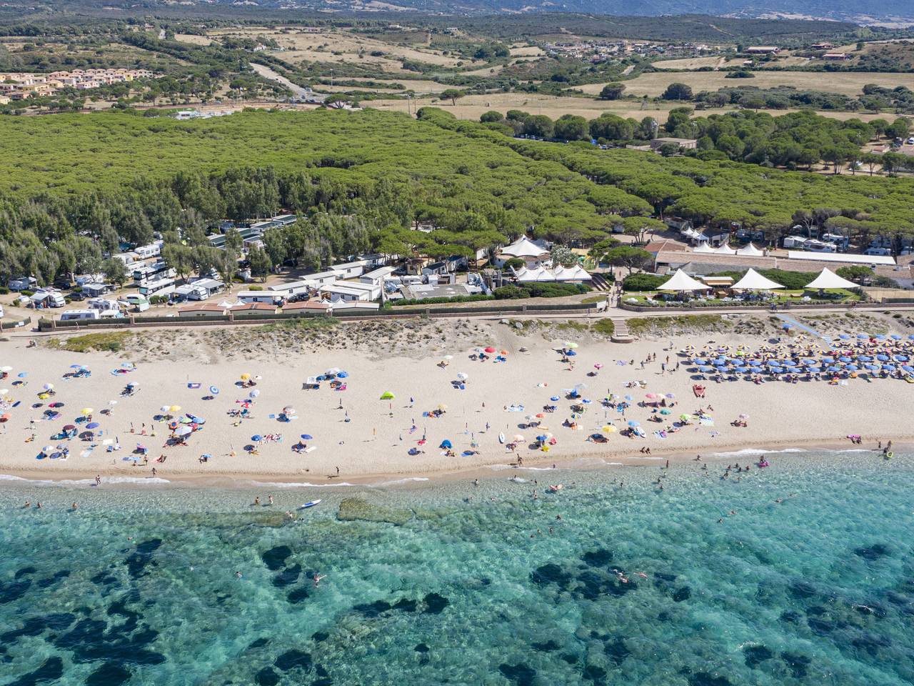 Camping Village Baia Blu La Tortuga in Vignola Mare, Gallura