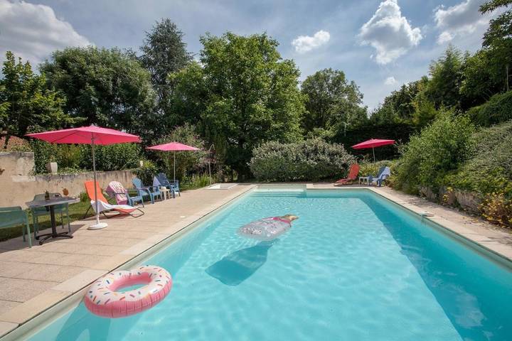 Hôtel pour 4 personnes, avec piscine et jardin, animaux acceptés à Manzac-sur-Vern - 2