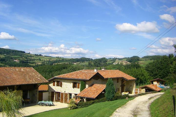 Maison de vacances pour 6 personnes, avec Terrasse ainsi que Jardin et Piscine