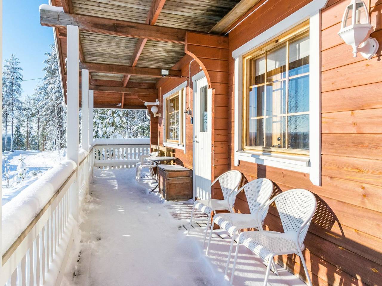 Alppikylä 1a paritalo in Ukkohalla, Kainuu