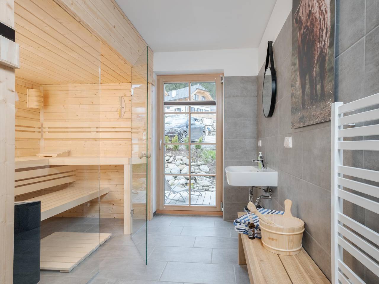 Luxus Chalet mit 2 Terrassen, Sauna und Kamin in Irdning-Donnersbachtal, Tauern