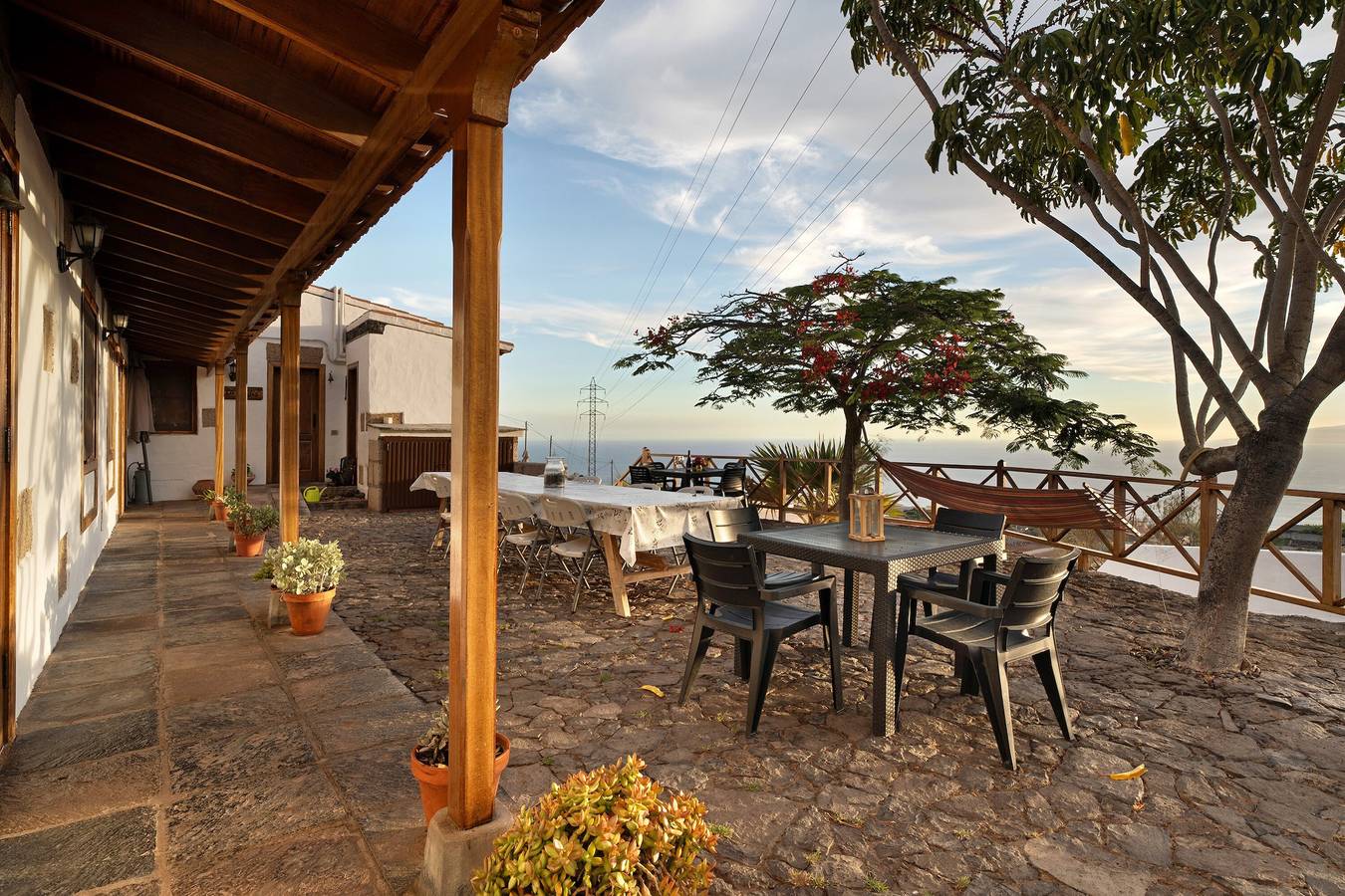 Casa rural "Biofinca Las Dulces Casa Medianeros" con vistas al mar, piscina climatizada y Wi-Fi in Guía de Isora, Tenerife Sur