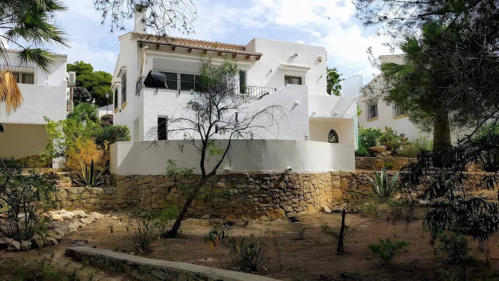 Ferienvilla in Moraira, El Portet, mit Gemeinschaftspool, fußläufig zum Strand in Valle del Portet, Teulada (Spanien)