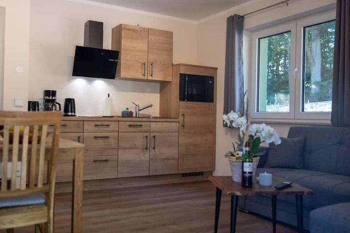 Ferienwohnung für 2 Personen, mit Terrasse und Pool sowie Sauna in Sebnitz