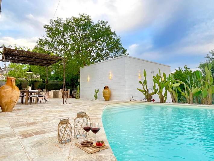 Location de vacances pour 8 personnes, avec Jardin et Piscine à Antonelli